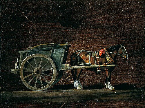 Farm Cart, Horse in Harness, 1814, John Constable