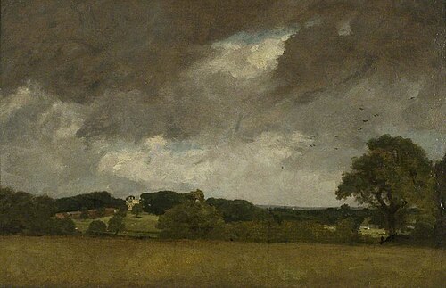 Malvern Hall from the South-West, 1809, John Constable