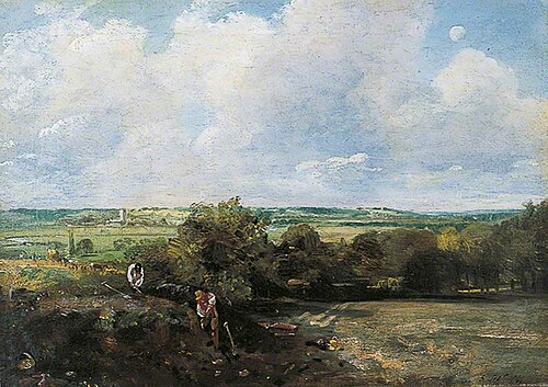 The Vale of Dedham, Suffolk, 1814, John Constable