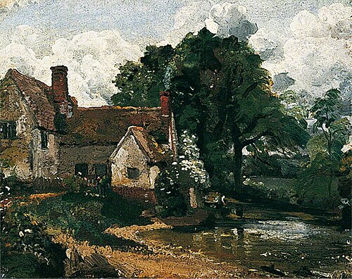 Willy Lott's House, 1816, John Constable