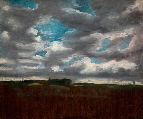 Landscape with Clouds, 1820, John Constable