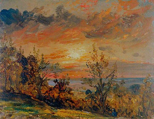 Sketch at Hampstead, Evening, 1820, John Constable