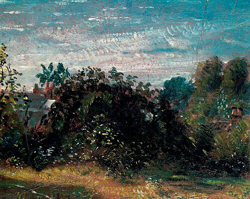 Study of Sky and Trees at Hampstead, 1821, John Constable