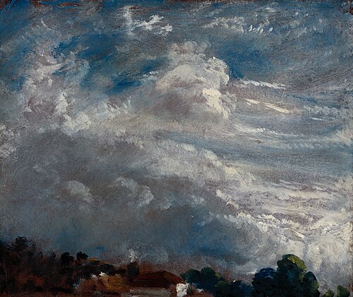 Cloud Study: Horizon of Trees, 1821, John Constable