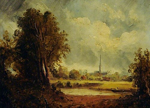 Salisbury Cathedral, Wiltshire, 1821, John Constable