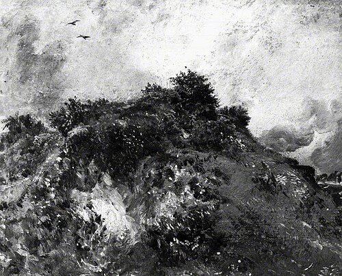 A Sandbank at Hampstead Heath, 1821, John Constable