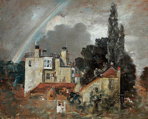The Grove, or Admiral's House, Hampstead, 1821, John Constable
