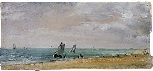 Brighton Beach, 1824, John Constable