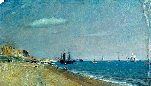 Brighton Beach with Colliers, 1824, John Constable