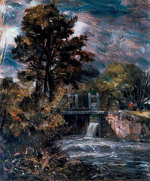 A Sluice (perhaps on the Stour), 1830, John Constable