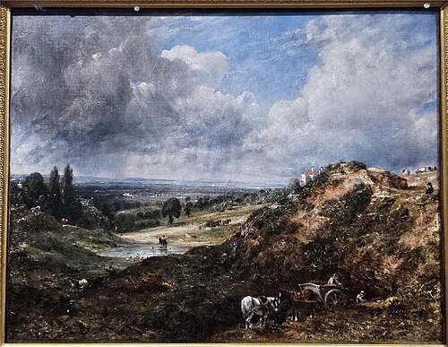 Hampstead Heath, Branch Hill Pond, 1828, John Constable