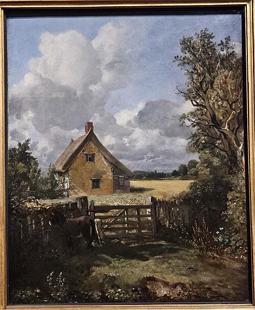 The Cottage in a Cornfield, 1833, John Constable