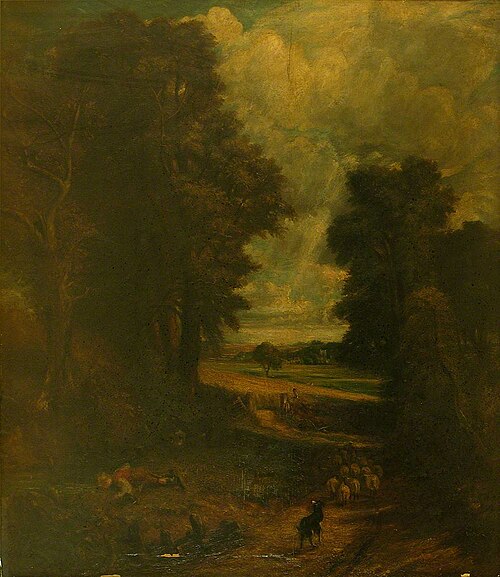 The Cornfield, , John Constable