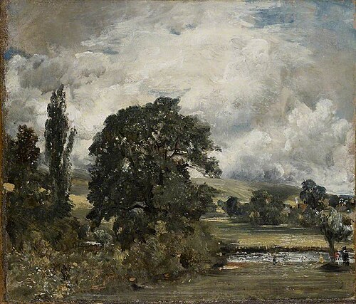 Water Meadows near Salisbury, 1820, John Constable