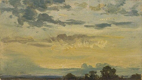 Summer Sunset, , John Constable