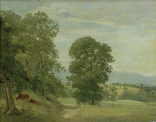 A Suffolk Landscape, , John Constable