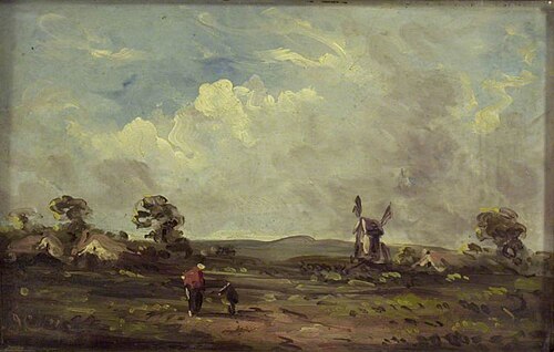 A View in Suffolk, , John Constable