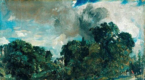 On the Edge of a Wood, 1825, John Constable