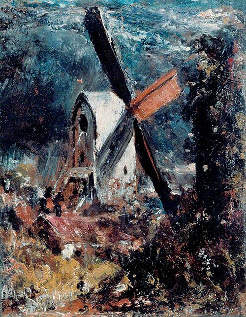 A Windmill near Brighton, 1826, John Constable