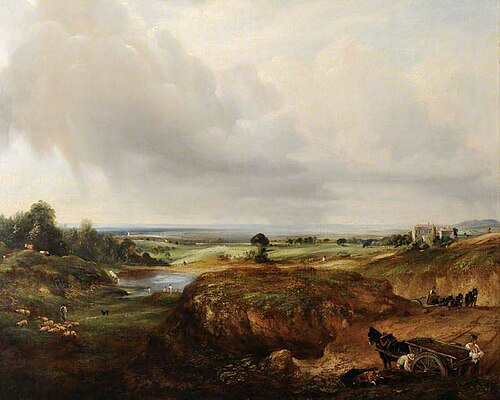 View of Hampstead Heath, , John Constable