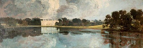 Trentham Hall, 1801, John Constable