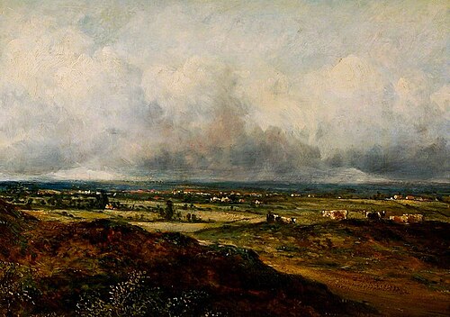 West End Fields Looking to Harrow, London, , John Constable
