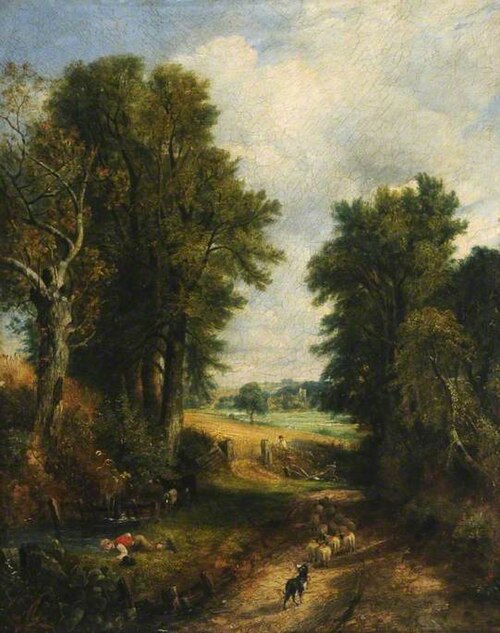 Cornfield (Country Lane), , John Constable