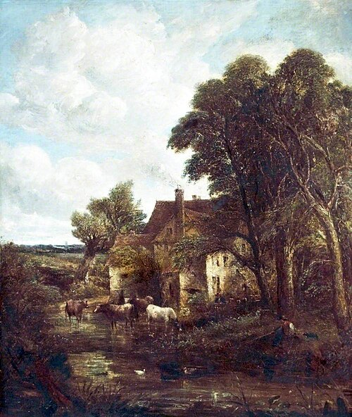 The Valley Farm, , John Constable