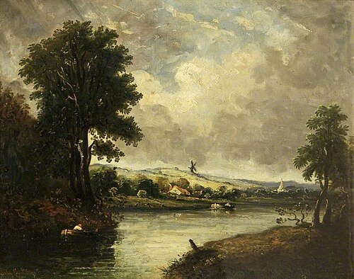 Landscape, , John Constable