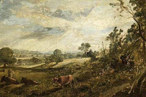 Summer Evening, , John Constable