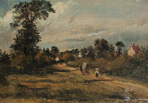 A Country Road, , John Constable