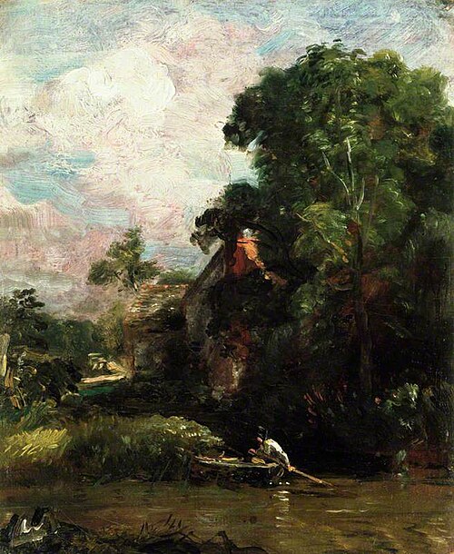 The Valley Farm (sketch), , John Constable