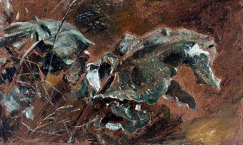 Study of Foliage, 1828, John Constable