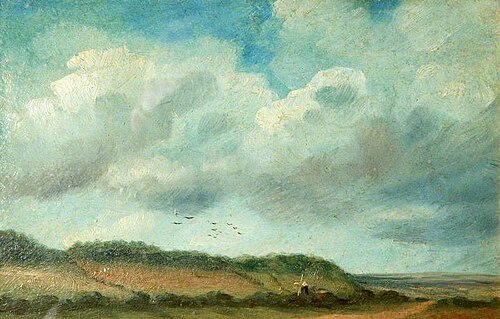 A Windy Day, , John Constable