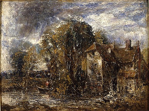 The Watermill, 1850, John Constable