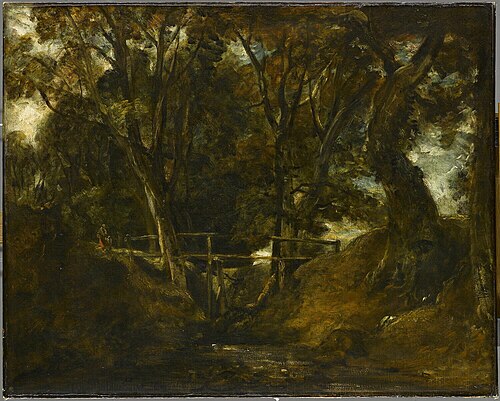Helmingham Dell, 1823, John Constable