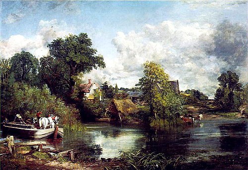 Le Cheval blanc, 1819, John Constable