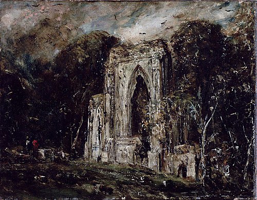 Abbaye de Netley, 1833, John Constable