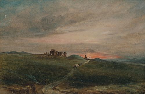 Stonehenge at Sunset, 1836, John Constable