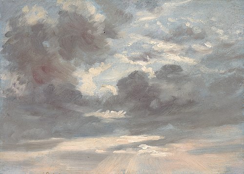 Cloud Study: Stormy Sunset, 1821, John Constable