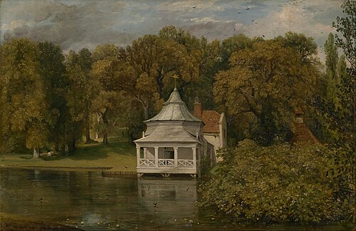 The Quarters behind Alresford Hall, 1816, John Constable