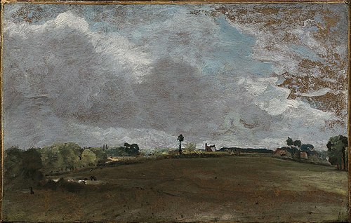 A Hilltop (His Native Village), 1809, John Constable