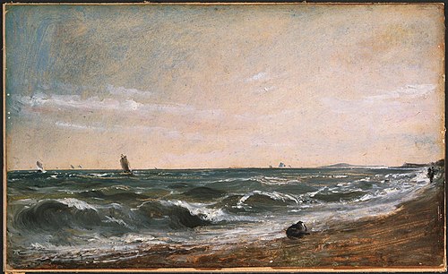 Coast Scene, Brighton, , John Constable
