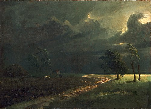 Near Bergholt Common, , John Constable