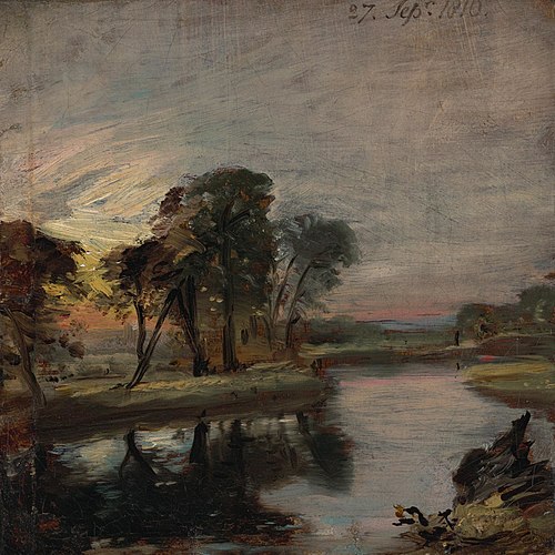 The Stour, 1810, John Constable