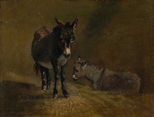 Two Donkeys, 1816, John Constable