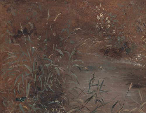 Rushes by a pool, 1821, John Constable
