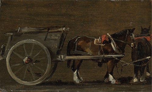 Horse and Cart, 1814, John Constable