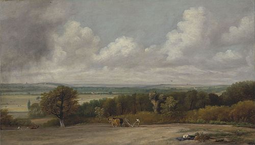 Ploughing Scene in Suffolk, 1824, John Constable