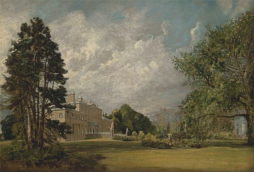 Malvern Hall, Warwickshire, 1820, John Constable
